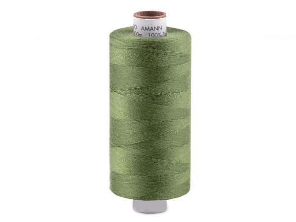 Amann Aspo Premium All-Purpose Polyester Sewing Thread | High-Strength, Colorfast & Shrink-Proof | 1000m Spool