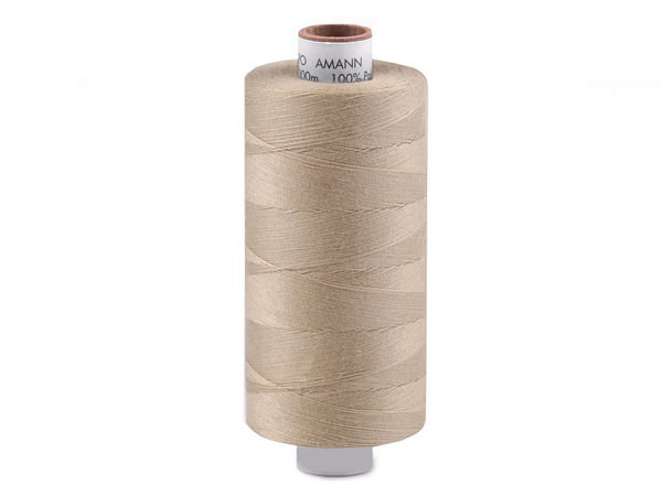 Amann Aspo Premium All-Purpose Polyester Sewing Thread | High-Strength, Colorfast & Shrink-Proof | 1000m Spool