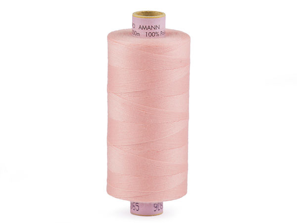 Amann Aspo Premium All-Purpose Polyester Sewing Thread | High-Strength, Colorfast & Shrink-Proof | 1000m Spool