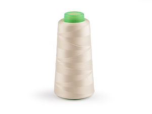 Premium Elastic Polyester Thread for Industrial Overlock Machines - 3000m Spool
