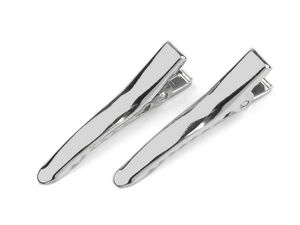 Metal Alligator Hair Clips with Teeth (35mm) - Premium Blank Bases for DIY Crafts, Hair Bows, and Jewelry Making