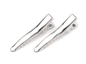 Metal Alligator Hair Clips with Teeth (35mm) - Premium Blank Bases for DIY Crafts, Hair Bows, and Jewelry Making