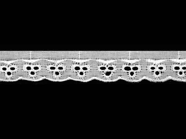 Premium Broderie Anglaise Madeira Lace Trim - 20mm Eyelet Embroidered Ribbon for Sewing, Apparel & Home Decor