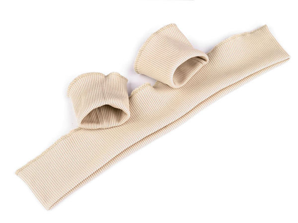 Premium Tubular Elastic Rib Knit Cuff and Waistband Set (7cm Width) - 3-Piece Stretch Ribbing Repair and Trim Kit