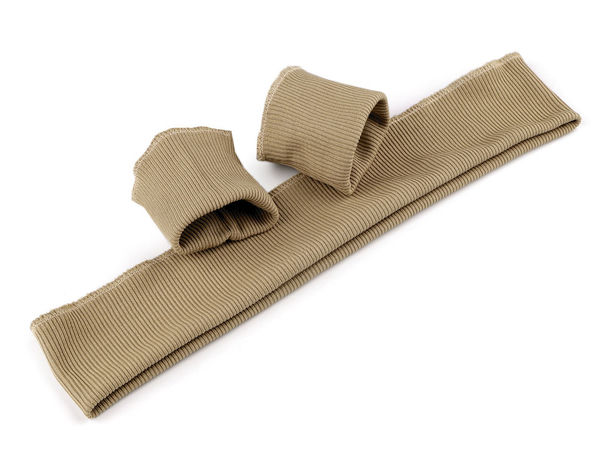 Premium Tubular Elastic Rib Knit Cuff and Waistband Set (7cm Width) - 3-Piece Stretch Ribbing Repair and Trim Kit