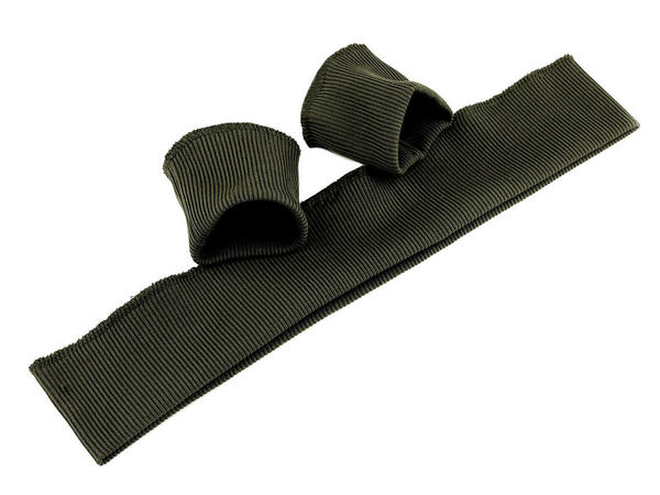 Premium Tubular Elastic Rib Knit Cuff and Waistband Set (7cm Width) - 3-Piece Stretch Ribbing Repair and Trim Kit
