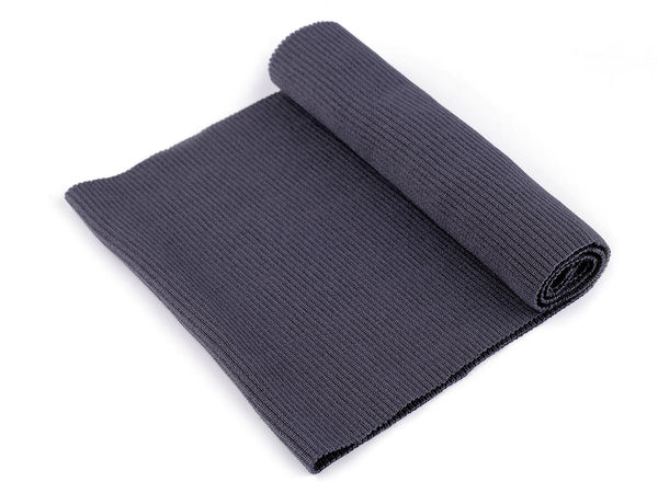 Premium Elastic Rib Knit Fabric Cuffs and Waistband - 15x70cm Tube Ribbing for Garment Customization & Repairs