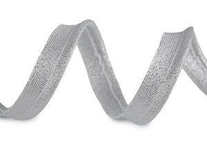 Premium Metallic Lurex Insertion Piping Tape - 10mm Shimmering Bias Cord Trim for Sewing, Apparel & Home Decor