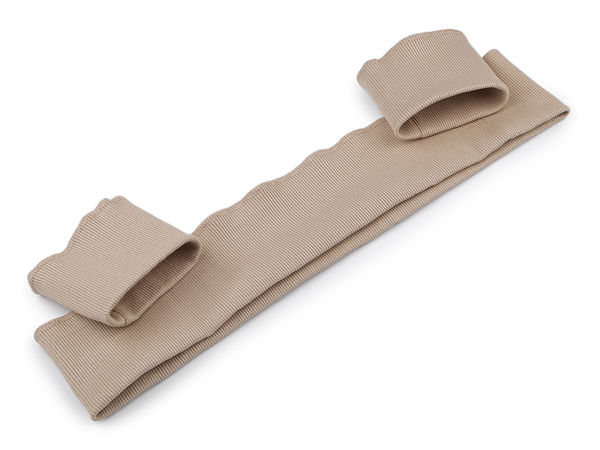 Elastic Cotton Rib Knit Cuff and Waistband Set - 3-Piece Garment Edging Trim (7.5 cm)