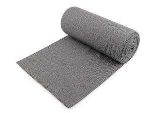 Premium Elastic Tubular Cotton Knit Fabric - Soft Stretch Rib Jersey for Apparel and Waistbands
