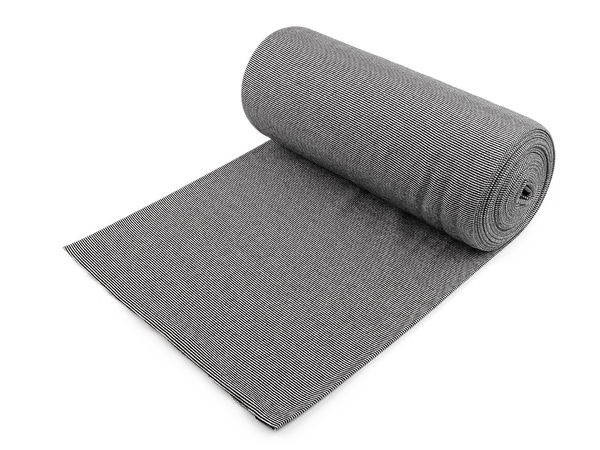 Premium Elastic Tubular Cotton Knit Fabric - Soft Stretch Rib Jersey for Apparel and Waistbands