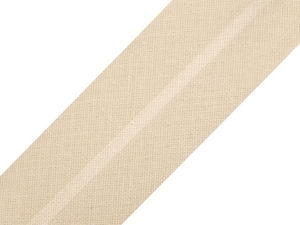 Premium Cotton Single Fold Bias Binding Tape - 30mm Width, 25m Roll
