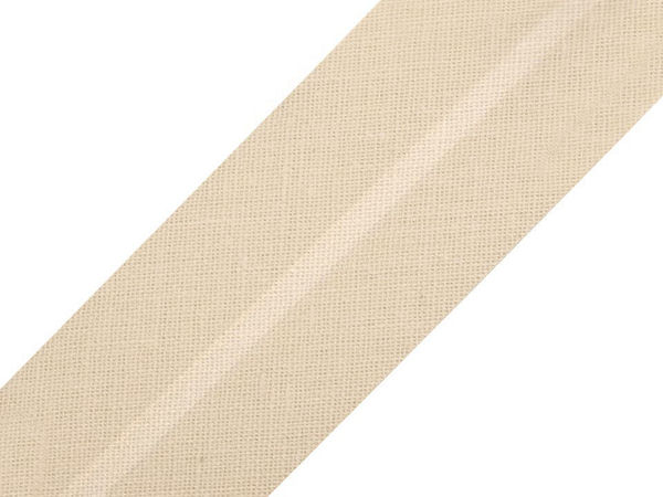 Premium Cotton Single Fold Bias Binding Tape - 30mm Width, 25m Roll
