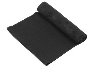 Premium Elastic Rib Knit Fabric Tube - 16 x 80 cm Circular Ribbed Trim for Cuffs, Collars, and Waistbands