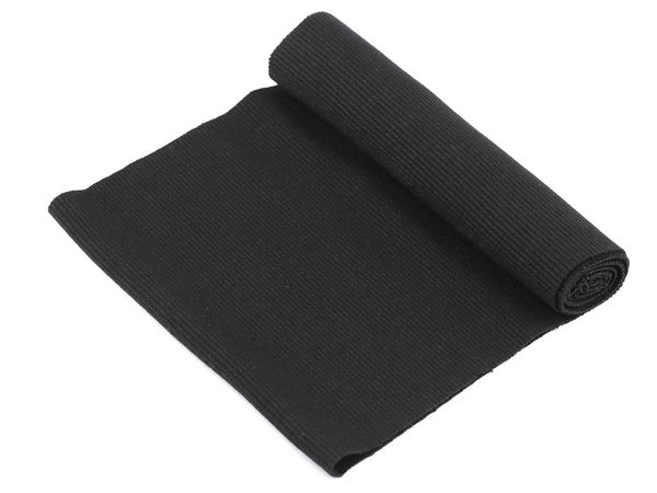 Premium Elastic Rib Knit Fabric Tube - 16 x 80 cm Circular Ribbed Trim for Cuffs, Collars, and Waistbands