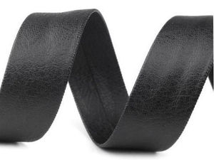 Premium Single Fold Faux Leather Bias Binding Tape - 15mm Width for Tailoring, Handbags, and Crafts