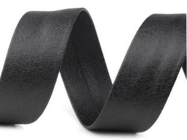 Premium Single Fold Faux Leather Bias Binding Tape - 15mm Width for Tailoring, Handbags, and Crafts