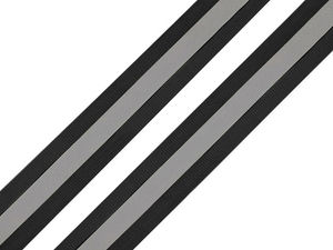 Premium 25mm Reflective Webbing Ribbon Tape - High-Visibility Sew-On Trim for Clothing, Bags, and Outdoor Accessories