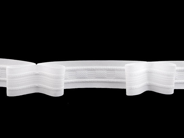 Professional Pencil Pleat Curtain Heading Tape | 25mm Wide, Dual Drawstring Header Tape for Custom Drapes & Valances