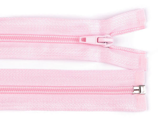 Premium No. 5 Open-End Nylon Coil Zipper (40 cm) - Heavy-Duty Fastener for Jackets, Coats, and Outerwear