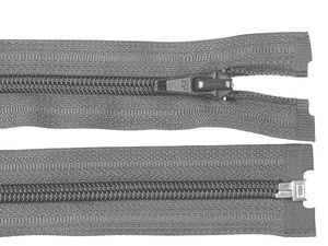 No. 5 Separating Nylon Coil Zipper (60cm) – Premium Open-End Fastener for Jackets, Coats, and Outerwear