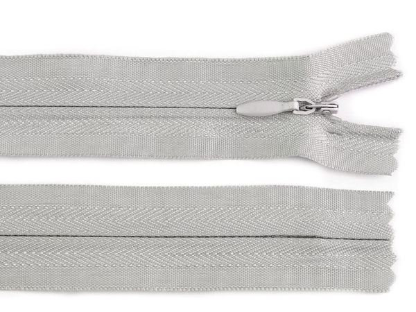 Premium No. 3 Invisible Closed-End Coil Zipper (20 cm) – Hidden Nylon Fastener for Dresses, Blouses, and Skirts