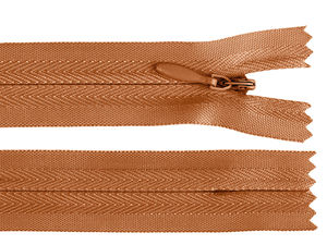 Premium No. 3 Invisible Nylon Coil Zipper - 22 cm Closed-End Concealed Zipper for Dresses, Skirts, and Evening Wear