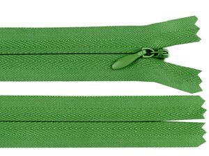 Premium Invisible Nylon Coil Zipper No. 3 (35 cm) - Closed-End Concealed Zipper for Garments & Home Decor