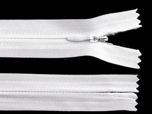 Premium No. 3 Invisible Nylon Coil Closed-End Zipper (45cm) - Seamless Concealed Fastener for Garments & Pillows