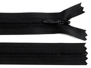 Premium 60cm Invisible Closed-End Nylon Coil Zipper (No. 3) - Multi-Color Hidden Zipper for Apparel and Sewing Crafts
