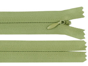 Premium 60cm Invisible Closed-End Nylon Coil Zipper (No. 3) - Multi-Color Hidden Zipper for Apparel and Sewing Crafts