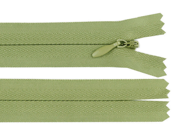 Premium 60cm Invisible Closed-End Nylon Coil Zipper (No. 3) - Multi-Color Hidden Zipper for Apparel and Sewing Crafts