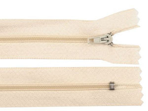 Premium No. 3 Closed-End Nylon Coil Zipper with Pinlock Slider, 40cm - Multi-Purpose Sewing Fastener for Dresses, Hoodies, and Bags