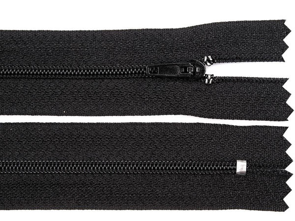 No. 3 Closed-End Nylon Coil Zipper (45cm) with Secure Pinlock Slider