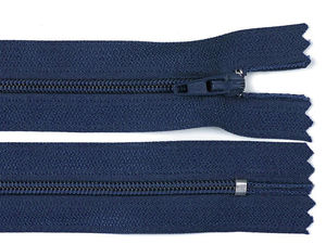Premium No. 3 Nylon Coil Closed-End Zipper with Autolock Slider, 20 cm - Durable Fastener for Sewing, Bags, and Apparel