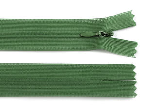 Invisible Nylon Coil Closed-End Zipper No. 3 (50cm) – Premium Dederon Zip for Dresses, Blouses, and Sewing Crafts