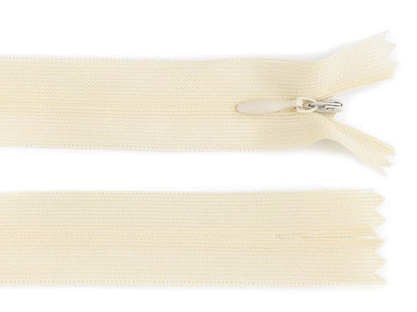 Premium No. 3 Invisible Nylon Coil Closed-End Zipper (35cm) | Professional Dederon Concealed Zip