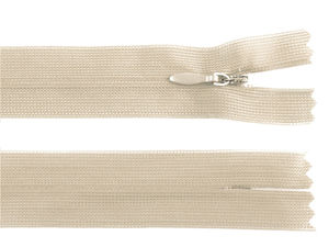 Premium Invisible Nylon Coil Zipper, No. 3, 40 cm | Closed-End Dederon Sewing Zipper