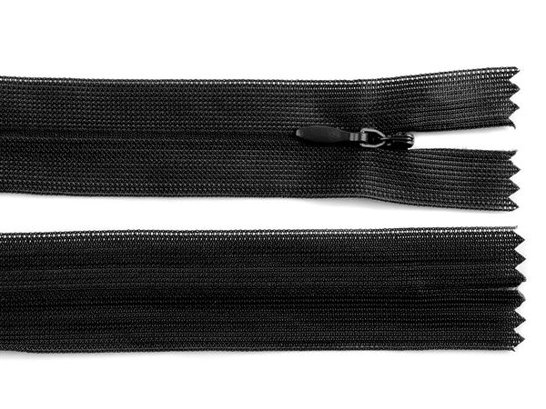 Premium 30cm Invisible Nylon Coil Zipper (No. 3) – Closed-End Dederon Zipper for Dresses, Blouses, and Crafts