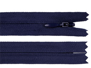 YKK No. 4 Invisible Closed-End Nylon Spiral Zipper (60 cm)