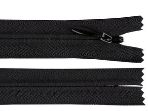 YKK No. 4 Invisible Nylon Zipper (50 cm) - Premium Closed-End Concealed Zipper