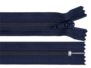 YKK No. 5 Invisible Nylon Coil Zipper (18 cm) – Premium Spiral Fastener for Garments, Dresses, and Bags