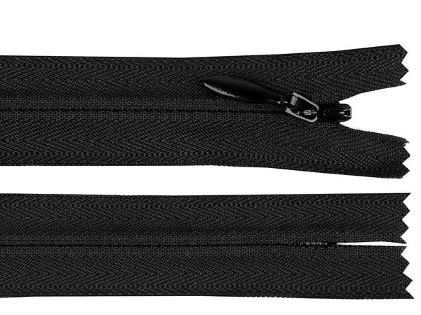 YKK No. 4 Closed-End Nylon Invisible Zipper, 55cm