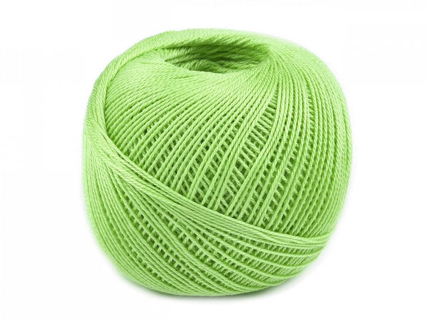 Snehurka Nitarna Premium Cotton Crochet & Embroidery Yarn – Tex 50x3 Fine Thread – 10-Ball Box Set (30g, 200m per Ball)