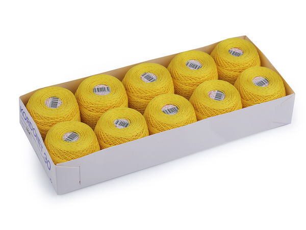 Premium Kordonet 100% Cotton Crochet & Embroidery Yarn - Multi-Size Crafting Thread (Sizes 10-80)