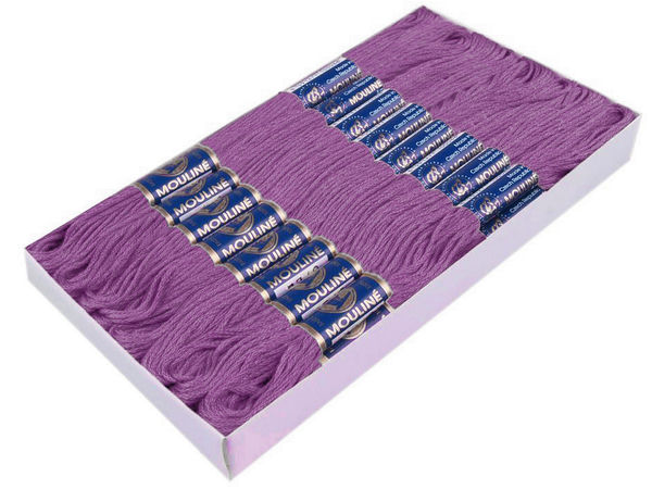 Niťárna Premium Cotton Embroidery Floss – 6-Strand Divisible Mouline Thread for Cross-Stitch & Needlepoint (8m Skeins)