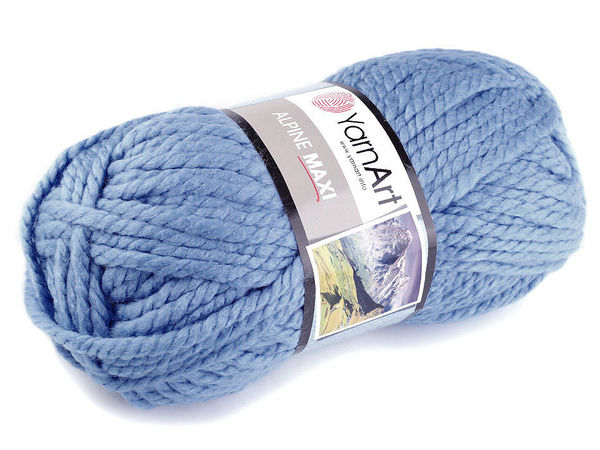 Alpine Maxi Premium Chunky Knitting & Crochet Yarn (250g) – Super Bulky, Ultra-Warm Thread for Sweaters, Scarves, and Blankets