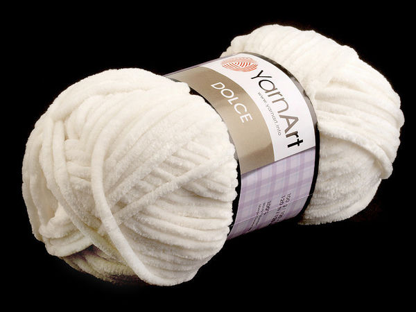 YarnArt Dolce Premium Chenille Yarn (100g) – Ultra-Soft Velvet Knitting & Crochet Thread for Blankets, Sweaters, and Accessories