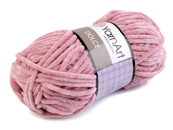 YarnArt Dolce Premium Chenille Yarn (100g) – Ultra-Soft Velvet Knitting & Crochet Thread for Blankets, Sweaters, and Accessories