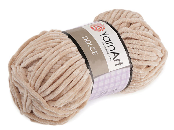 YarnArt Dolce Premium Chenille Yarn (100g) – Ultra-Soft Velvet Knitting & Crochet Thread for Blankets, Sweaters, and Accessories